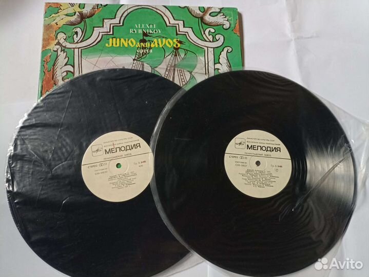 Виниловая пластинка - опера Юнона и Авось