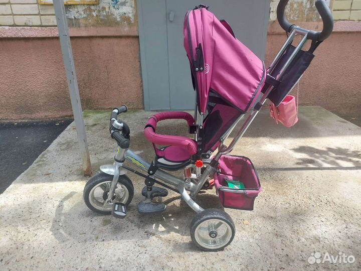 Детский велосипед бу с ручкой