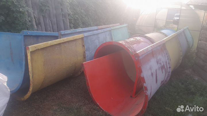 Горки водные, аквагорки