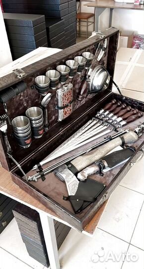 Подарочный набор для барбекю в футляре