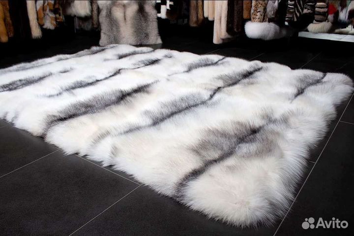 Ковёр из песца (вуаль)