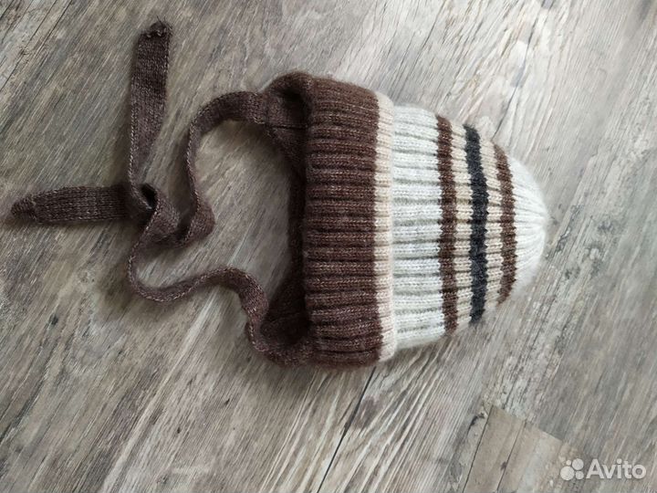 Детская зимняя шапка klaris размер 44-46