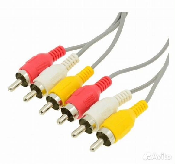 Кабель 3xRCA - 3xRCA SmartBuy KA-235-100, 5.0м, кр