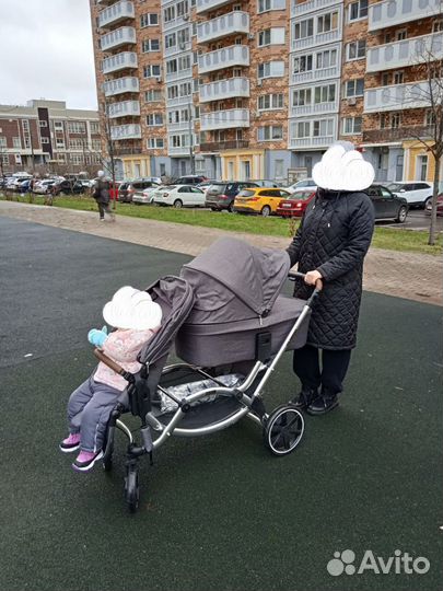 Детская коляска для погодок или двойни