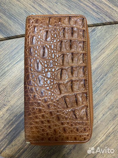 Кошелек женский из кожи крокодила