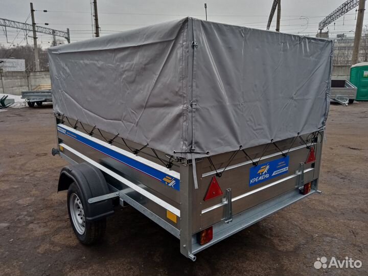 Прицеп Кремень31 2.5х1.5х0.5 с тентом 70 см