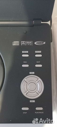 Портативный телевизор с DVD видеопроигрывателем