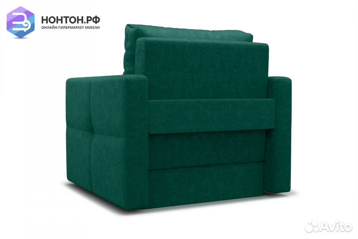 Кресло еврокнижка Вита изумрудное