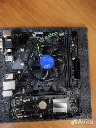 Материнская плата 1151 v2 + процессор i3-9100f