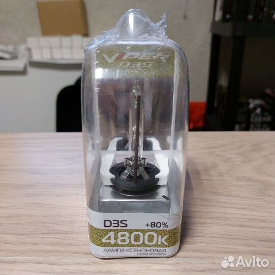 Ксеноновая лампа Viper D3S +80