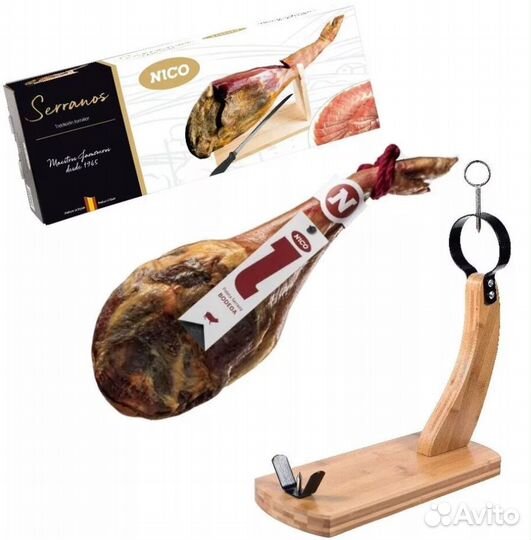 Палета Serrano Bodega + хамонера Мадрид + нож