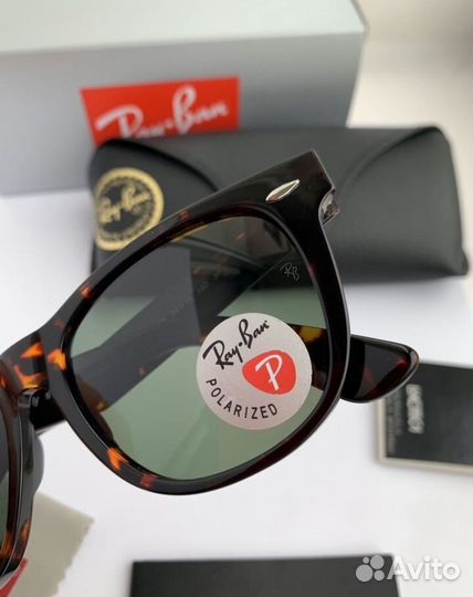 Очки ray ban wayfarer polaroid