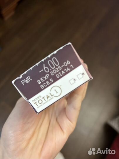 Линзы alcon dailies total -6.00