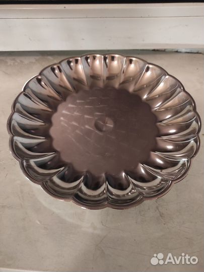 Конфетница фруктовница СССР нержавейка