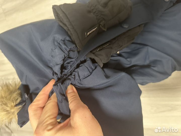 Комбинезон baby go 92 зимний и перчатки