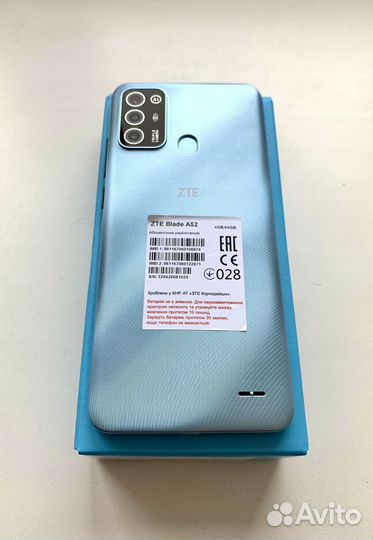 ZTE Blade A52, 4/64 ГБ