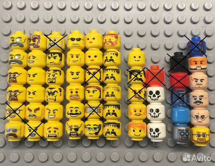 Lego головы