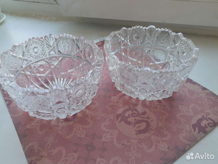 Салатницы/конфетницы хрусталь СССР