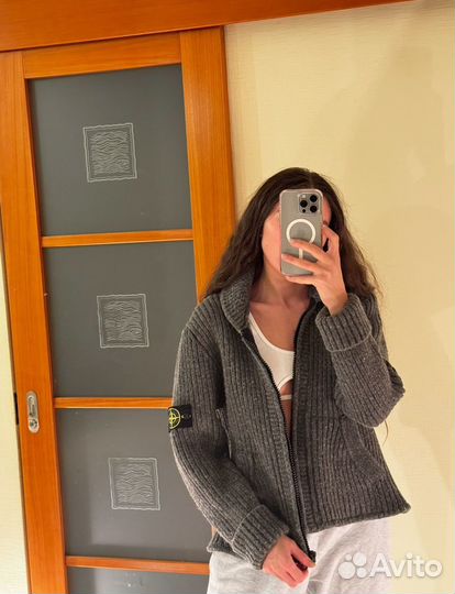 Stone island кофта на молнии