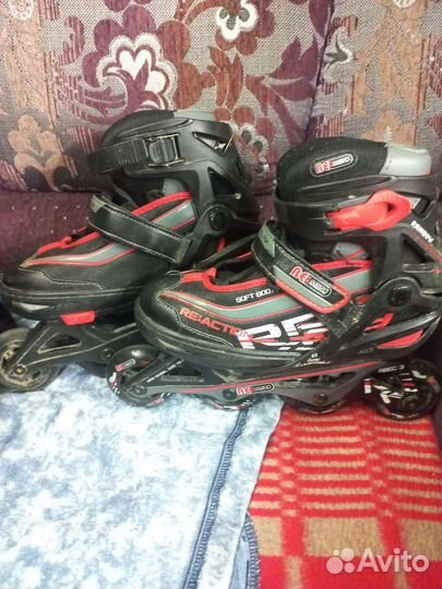 Роликовые коньки детские раздвижные