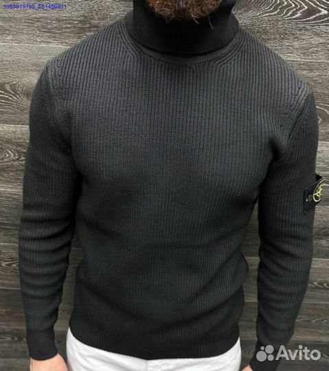Свитер stone island с горлом (Арт.66675)