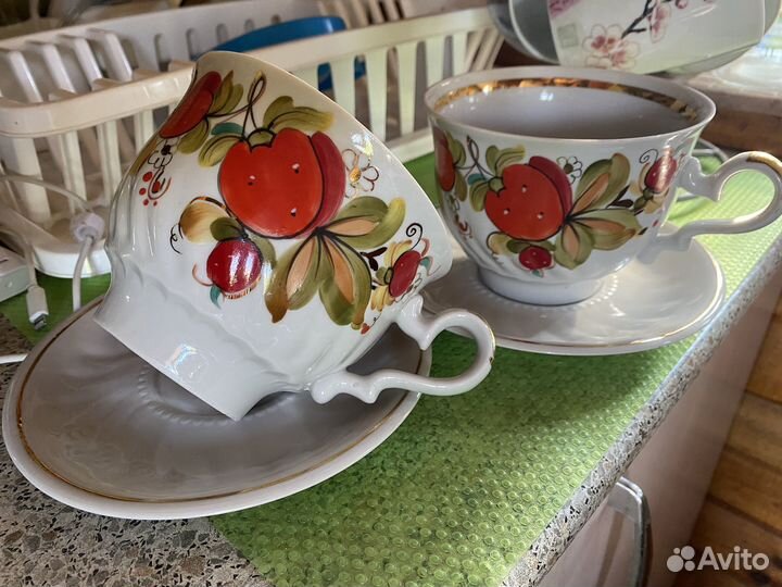 Большие чайные чашки СССР