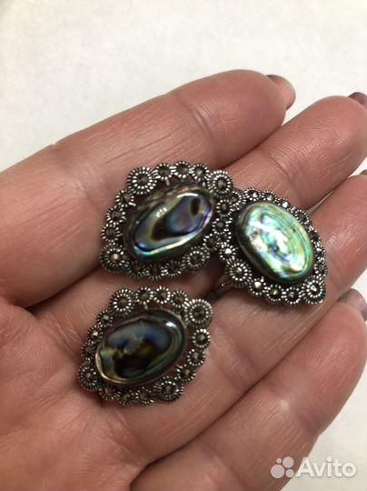 Серьги и кольцо