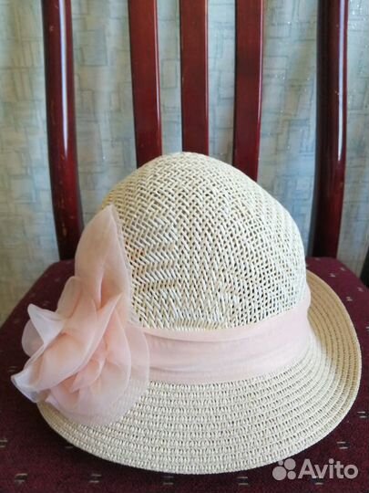 Шляпа соломенная