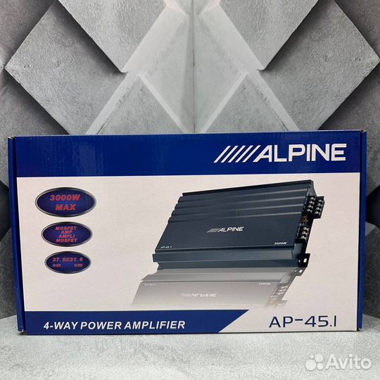 Автомобильный усилитель alpine 3000w