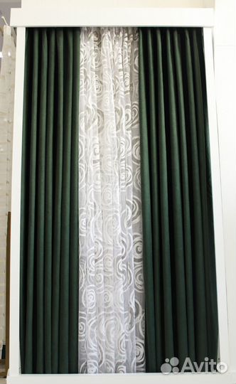 Шторы готовые канвас