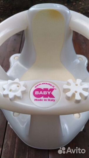 Детский стульчик в ванну на присосках