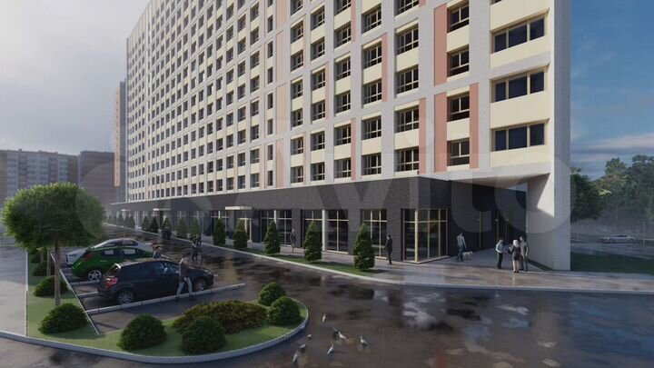 3-к. квартира, 67,1 м², 2/15 эт.