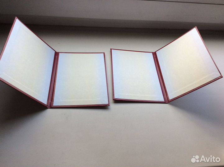 Пустые корочки от свидетельств