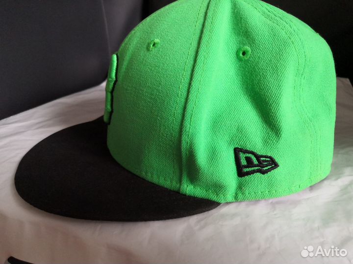 Бейсболка зелёная р-р 57,7