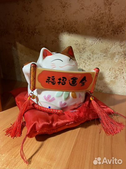 Копилка большая Счастливая кошка