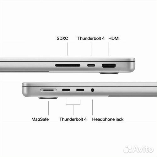 MacBook Pro 14 M3 8/10C SSD 8/1024 silver (MR7K3)