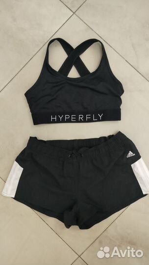 Спортивные шорты и топ Adidas р-р S