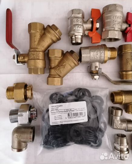 Фитинги для водоснабжения 1/2 и 3/4