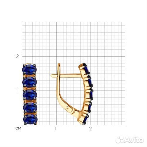 Серьги Diamant из золота, 51-220-02178-1