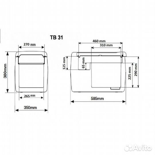 Автохолодильник компрессорный Indel B TB31