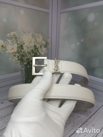 Ремень Ysl женский натуральная кожа премиум люкс