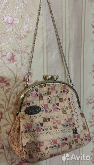 Интерьерная кукла,сумочка текстильная с формуляром