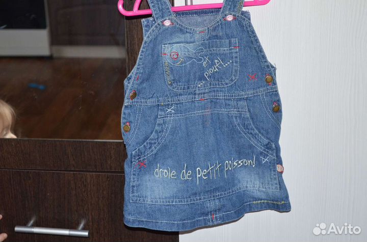 Вещи на девочку 6-9 мес