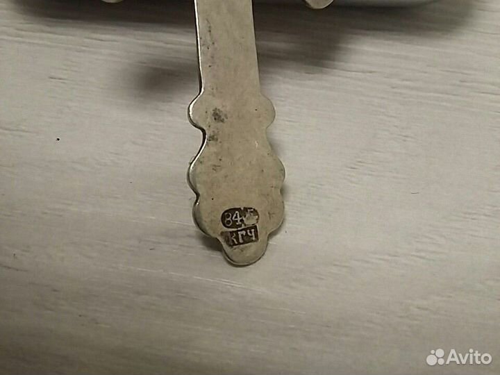 Старинный серебрянный крест с редким клеймом