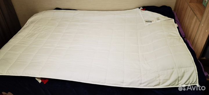 Одеяло утяжелённое Medsleep Дефорте белое 140х200