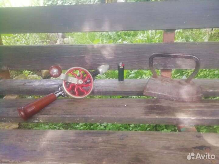 Утюг чугунный старинный