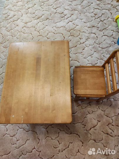 Детский стол и стул. Комплект Фея