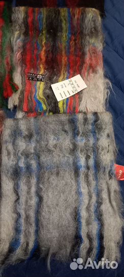 Шарф мохеровый Индия времён СССР винтаж