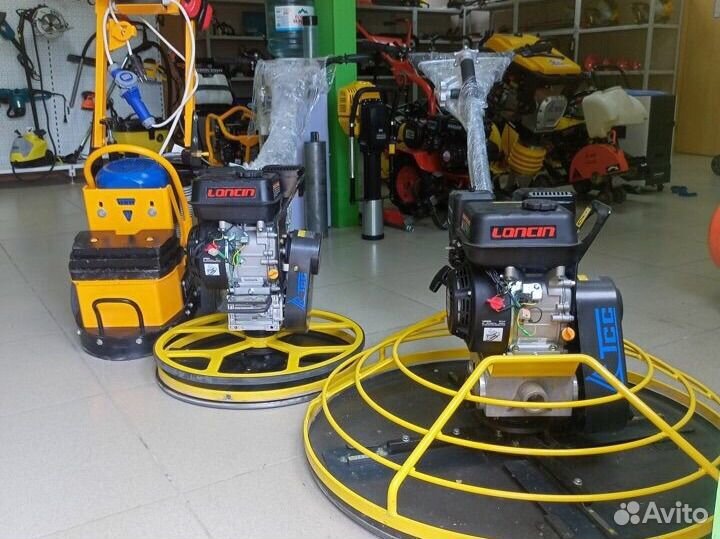 Аренда затирочной машины / вертолета