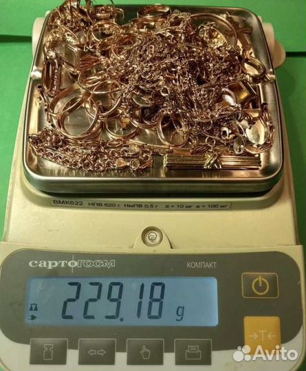 Золото лом 585